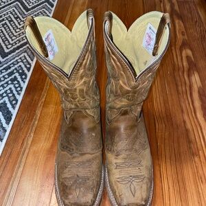 Brown Leather Cowboy Boots
